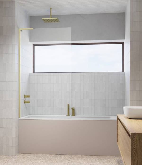 Штора для ванны (стекло-8мм) 41012